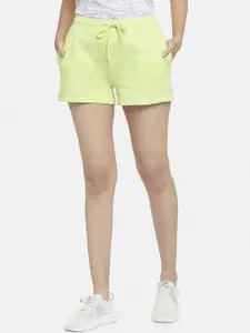 Ajile by Pantaloons Women Lime Green Regular Shorts