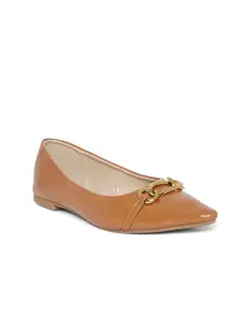 Forever Glam by Pantaloons Women Brown Ballerinas Flats