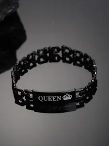 PANASH Women Black Queen Link Bracelet