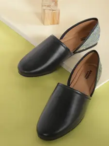Anouk Men Black Shoe Style Mojaris