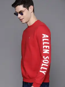 Allen Solly Men Red Sweatshirt