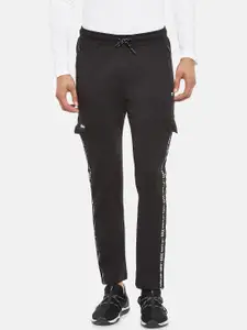 Ajile by Pantaloons Men Black Solid Slim-Fit Track Pants