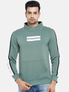 BYFORD by Pantaloons Men Green Printed Sweatshirt