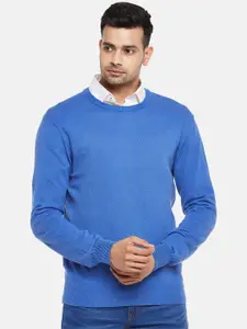 BYFORD by Pantaloons Men Blue Pullover