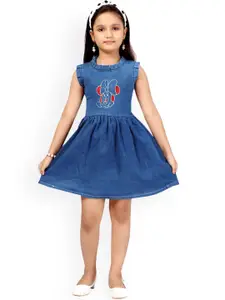 Aarika Navy Blue Denim Dress