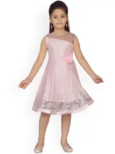 Aarika Pink Net Dress