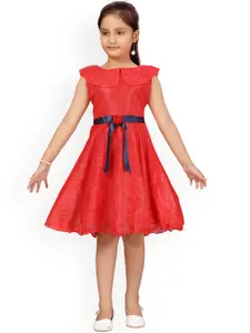 Aarika Red Net Dress