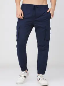 HIGHLANDER Men Blue Slim Fit Jogger Cargos