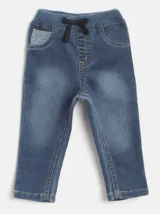 Gini and Jony Boys Blue Light Fade Mid-Rise Stretchable Jeans