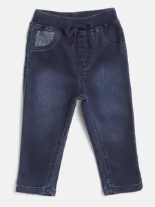 Gini and Jony Boys Blue Light Fade Mid-Rise Stretchable Jeans