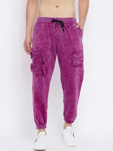 FUGAZEE Mangeta Washed Oversized Cargo Trackpants