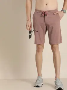 Moda Rapido Men Purple Skinny Fit Chino Shorts