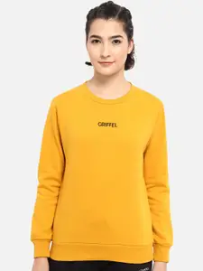 GRIFFEL Women Mustard Sweatshirt