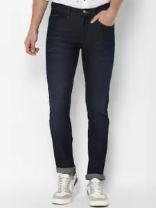 Allen Solly Men Navy Blue Skinny Fit Light Fade Jeans