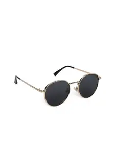 20Dresses Women Black Lens & Black Round Sunglasses