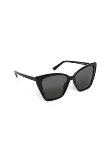 20Dresses Women Black Lens & Black Oversized Sunglasses SG0550