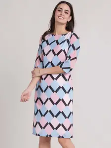 FableStreet Multicoloured A-Line Dress