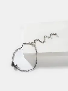 SHAYA Silver Toned Handcrafted 925 Silver Anklet