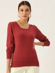 Madame Women Red Pullover