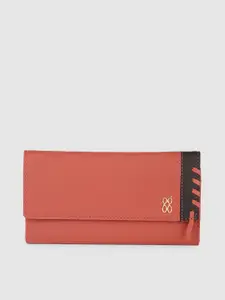 Baggit Women Red Three Fold Wallet