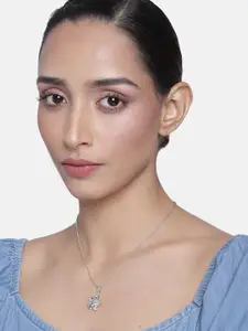 Estele Silver-Toned Silver-Plated Necklace