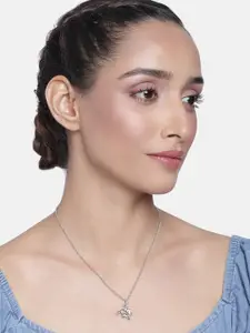 Estele Silver-Toned Silver-Plated Necklace