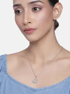 Estele Silver-Toned Silver-Plated Necklace