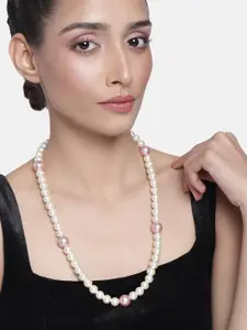 Estele Gold-Toned & White Gold-Plated Necklace