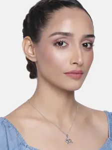 Estele Silver-Toned Silver-Plated Necklace