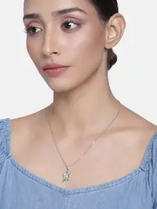 Estele Silver-Toned Silver-Plated Necklace