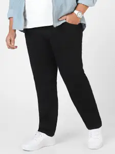 Urbano Plus Men Black Stretchable Jeans