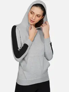 NEU LOOK FASHION Women Grey Melange Sweatshirt