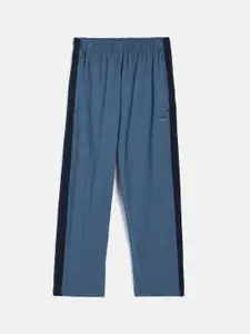 Okane Boys Blue Solid Track Pants