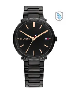 Tommy Hilfiger Women Black Stainless Steel Bracelet Style Straps Analogue Watch TH1782409W