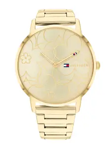 Tommy Hilfiger Women Gold-Toned Stainless Steel Straps Analogue Watch TH1782366W