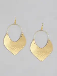 Anouk Gold-Toned Contemporary Drop Earrings