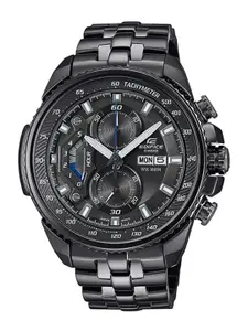 CASIO Men Stainless Steel Straps Analogue Chronograph Watch EX387 EF-558DC-1AVUDF