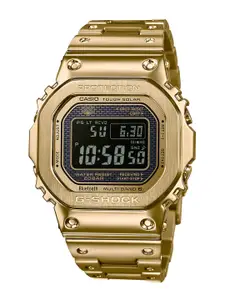 CASIO Men G-Shock Metal GMW-B5000GD-9DR Gold Digital Dial Gold Solid Band Watch G902
