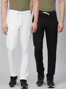 Hubberholme Men Pack Of 2 Solid Track Pants