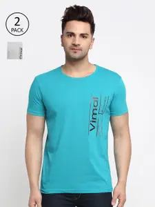VIMAL JONNEY Men Pack Of 2 T-shirts