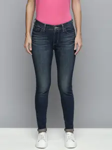 Levis Women Blue 710 Super Skinny Fit Light Fade Stretchable Jeans