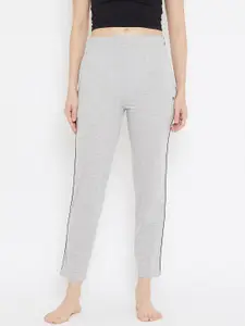 Okane Women Grey Solid Lounge Pants