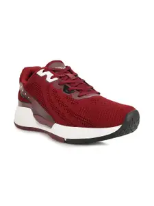 Campus Men Red Mesh Running Shoes