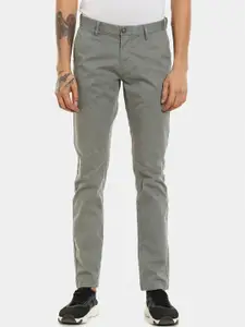 U.S. Polo Assn. U S Polo Assn. Men Grey Chinos Trousers
