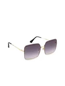 AISLIN Women Grey Rim-Less Square Sunglasses