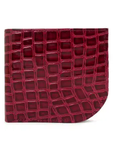 Spice Art Women Red Textured Two Fold Wallet
