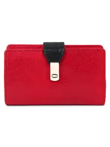 Spice Art Women Red Solid Two Fold Wallet