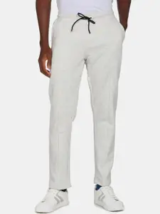 Arrow Sport Men Grey Solid Straight-Fit Track Pants