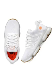 bacca bucci Men White FLEX 5.0 Mesh Running Sports Shoes