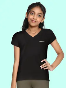 UTH by Roadster Girls Black Pure Cotton Top